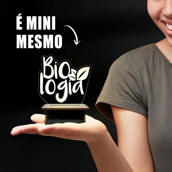 Imagem de Mini Luminária Cursos - Biologia v2