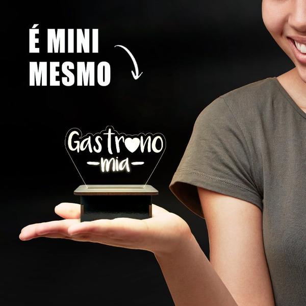 Imagem de Mini Luminária Cursos - Gastronomia