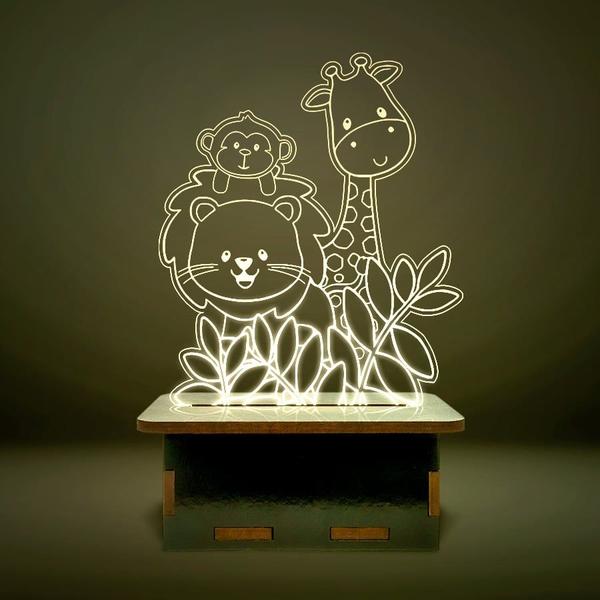 Mini Luminária Fazendinha fofinhos - ShopC Imagem de Mini Luminária Fazendinha fofinhos