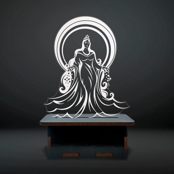 Mini Luminária Iemanja - ShopC Imagem de Mini Luminária Iemanja
