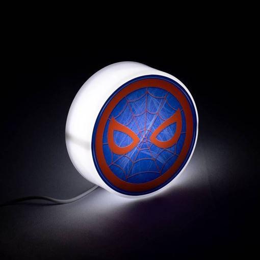 Imagem de Mini Luminária LED Redonda Homem Aranha USB Marvel