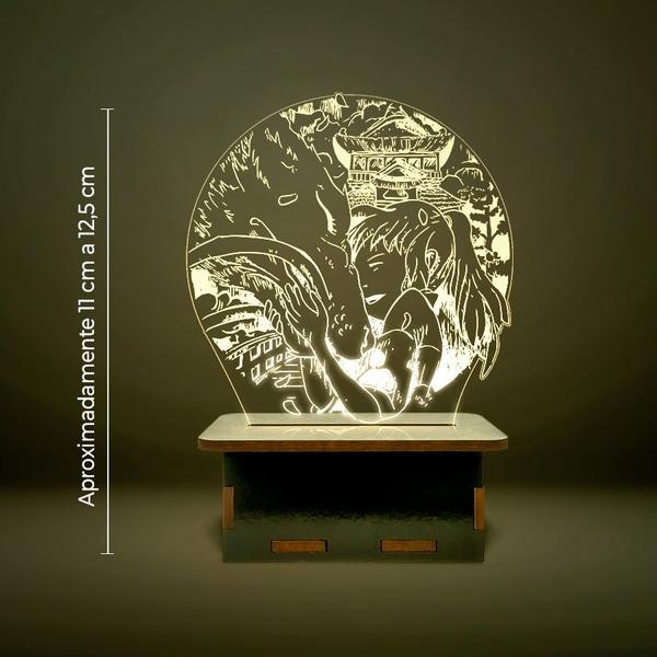 Mini Luminária Studio Ghibli - Chihiro e Haku Dragão - ShopC Imagem de Mini Luminária Studio Ghibli - Chihiro e Haku Dragão