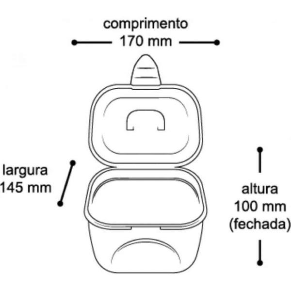 Imagem de Mini Maleta Organizadora Frasqueira Multiuso Rosa - ARQPLAST