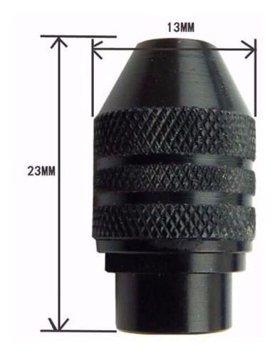 Imagem de Mini Mandril Aperto Rápido P/ Micro Retífica 8mm Tipo Dremel