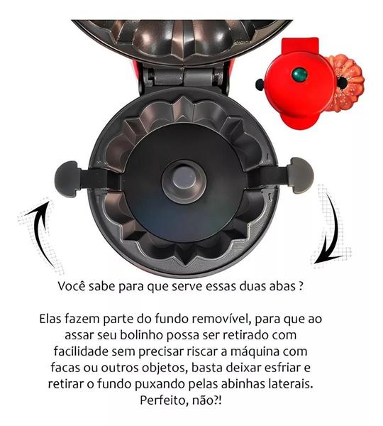 Imagem de Mini Máquina De Assar Bolos Eletrica Portatil 110v