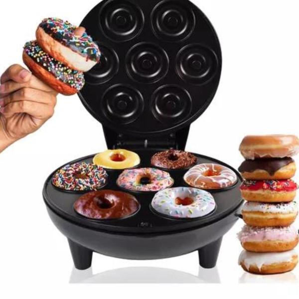 Imagem de Mini Máquina De Fazer Donuts Rosquinhas 7 Furos 110v