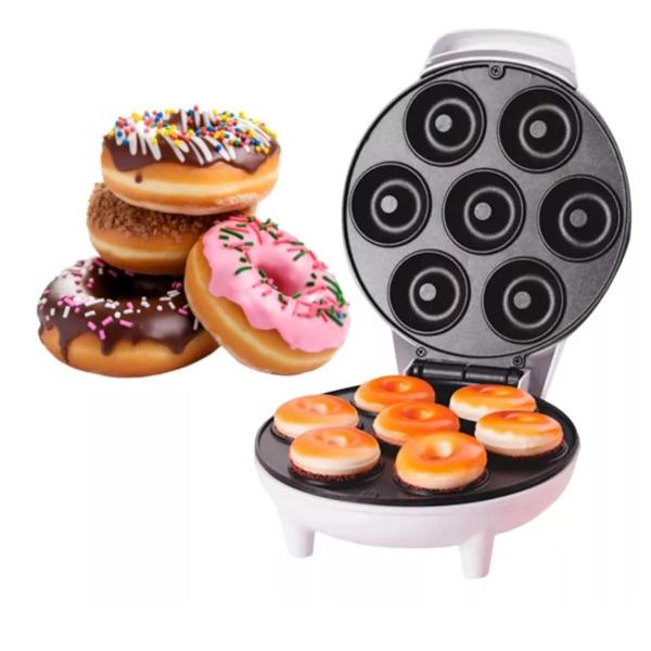 Imagem de Mini Máquina De Fazer Donuts Rosquinhas 7 Furos 