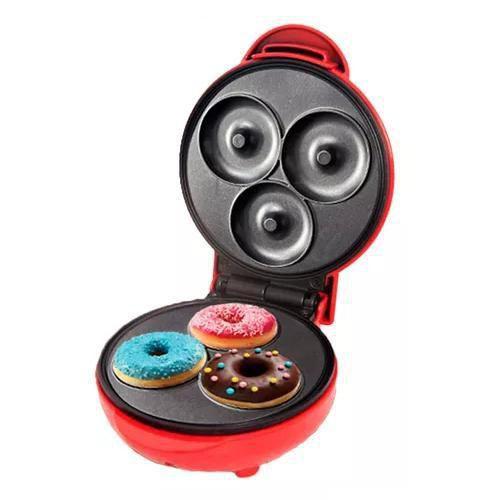 Imagem de Mini Máquina De Fazer Donuts Rosquinhas Confeitaria 3 Furos 110v