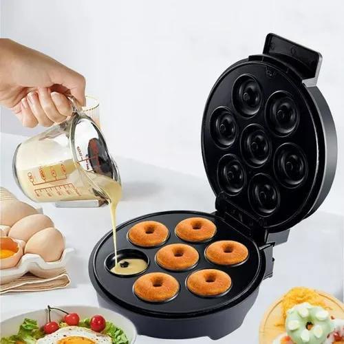 Imagem de Mini Máquina De Fazer Donuts Rosquinhas Confeitaria 7 Furos 110v Cor Branca