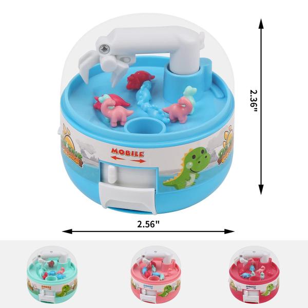 Mini máquina de garras TRACYCY Dinosaur Catcher Toy, 4 peças com 32 bonecas Imagem de Mini máquina de garras TRACYCY Dinosaur Catcher Toy, 4 peças com 32 bonecas