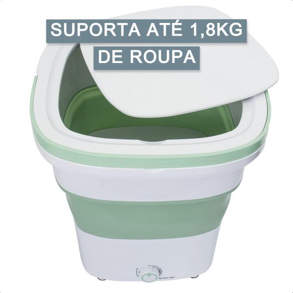 Mini Maquina de Lavar Dobrável 110V Portátil até 1,8kg com regulagem de tempo e saída de água direcional KaBaby 11300C - Kavod Imagem de Mini Maquina de Lavar Dobrável 110V Portátil até 1,8kg com regulagem de tempo e saída de água direcional KaBaby 11300C