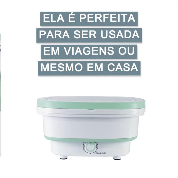 Mini Maquina de Lavar Dobrável 110V Portátil até 1,8kg com regulagem de tempo e saída de água direcional KaBaby 11300C - Kavod Imagem de Mini Maquina de Lavar Dobrável 110V Portátil até 1,8kg com regulagem de tempo e saída de água direcional KaBaby 11300C
