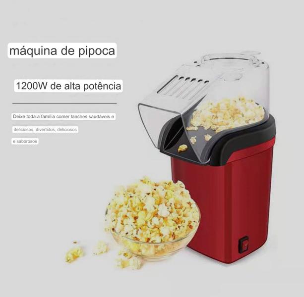 Imagem de Mini Maquina De Pipoca Cozinha Sem Óleo Elétrica 1200w