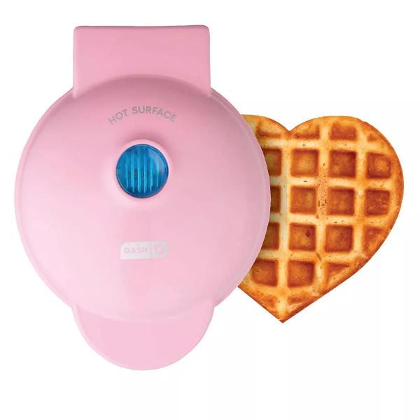 Imagem de Mini Maquina De Waffle Dash - Coração- Rosa