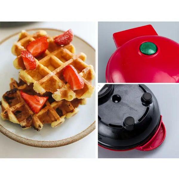 Imagem de Mini Máquina De Waffle Multiuso Grill Portátil Antiaderente - MRS