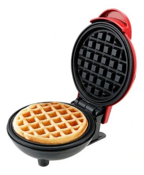 Imagem de Mini Maquina De Waffles Panquecas Automático Elétricos Portátil 110v Doméstica 350w Panela Elétrica De waffle Quiche