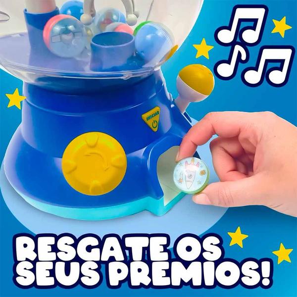 Imagem de Mini Máquina Infantil de Pegar - Garra Divertida Ball Azul - DM Toys