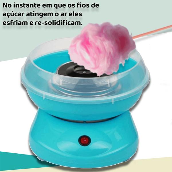 Imagem de Mini Máquina Para Produção De Algodão Doce Elétrica Coton Candy