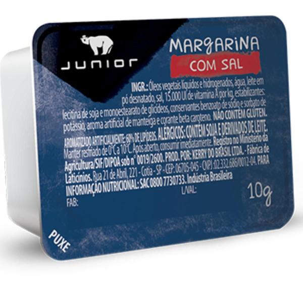 Mini Margarina Com Sal Junior Blister Sachê 10G 192 Potinhos Imagem de Mini Margarina Com Sal Junior Blister Sachê 10G 192 Potinhos