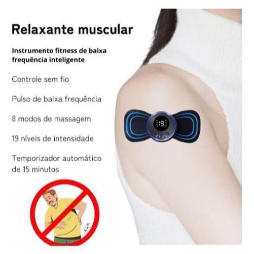 Imagem de Mini Massageador Cervical Elétrico Portátil Alivia Dores