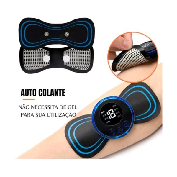 Imagem de Mini Massageador Elétrico Para Fisioterapia De Relaxamento