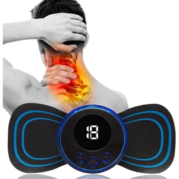 Imagem de Mini Massageador Elétrico Portátil Cervical Ems Alivia Dores