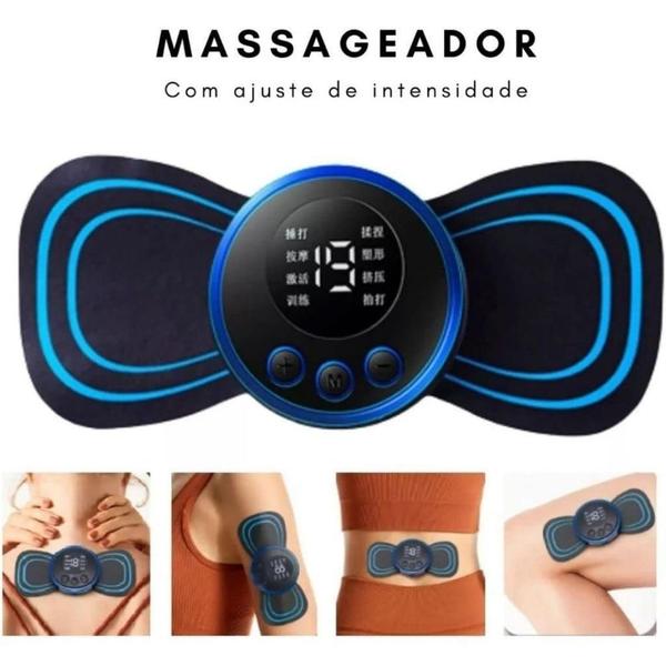 Imagem de Mini Massageador Elétrico Portátil Cervical Ems Alivia Dores