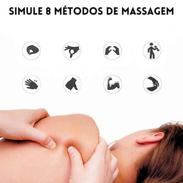 Imagem de Mini Massageador Elétrico Portátil Cervical Ems Alivia Dores