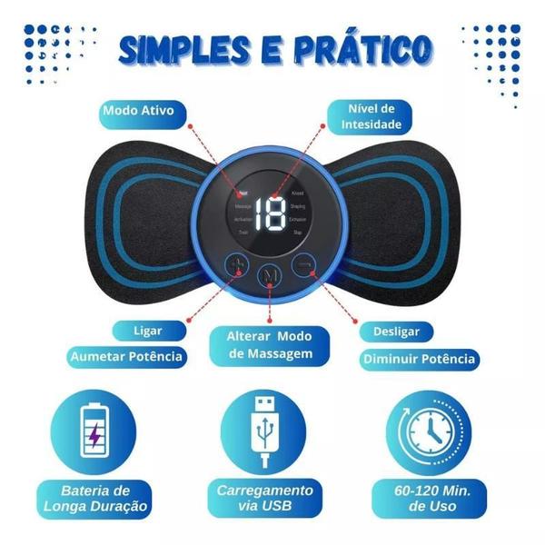 Imagem de Mini Massageador Elétrico Portátil Cervical Ems