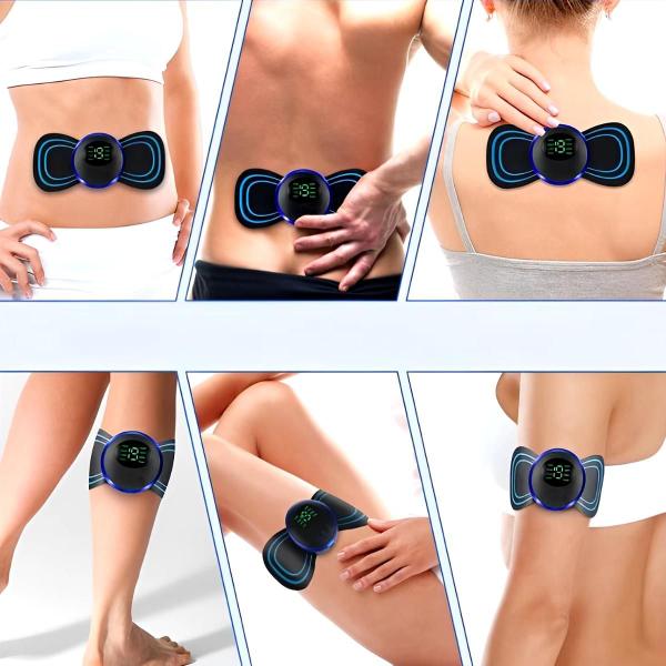 Imagem de Mini Massageador Elétrico Recarregável Portátil Para Fisioterapia