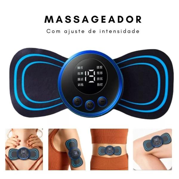 Mini Massageador Portátil Bivolt Com Controle Remoto - Utimix Imagem de Mini Massageador Portátil Bivolt Com Controle Remoto