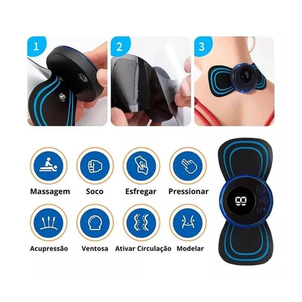 Imagem de Mini Massageador Portátil Bivolt Com Controle Remoto