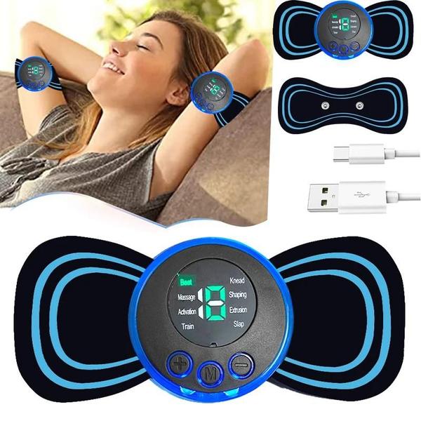 Imagem de Mini Massageador Portátil Elétrico para Pescoço e Ombros - Relaxamento Muscular