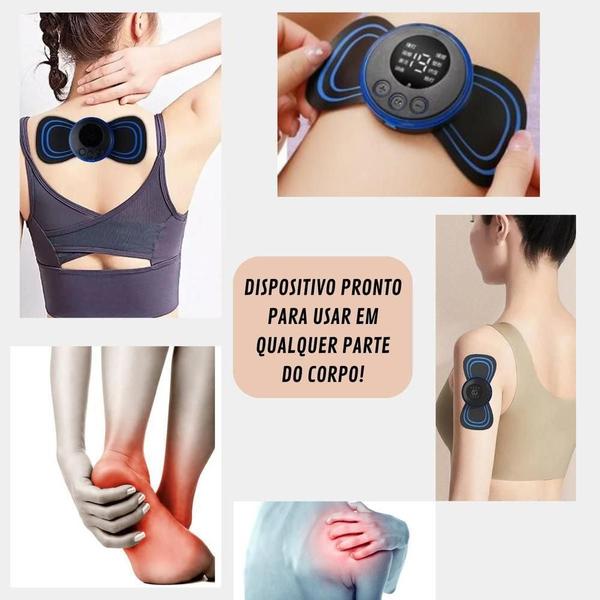 Imagem de Mini Massageador Portátil Ems Recarregável Choque Relaxante