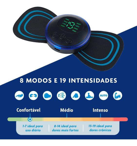 Mini Massageador Portátil Recarregável Dor Pescoço Coluna - Shopbr Imagem de Mini Massageador Portátil Recarregável Dor Pescoço Coluna