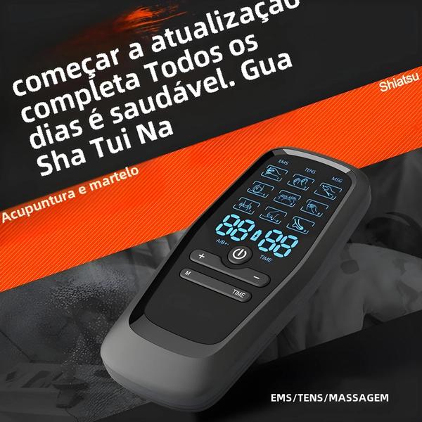 Imagem de Mini Massageador Profissional EMS - Estimulação Muscular Elétrica via USB