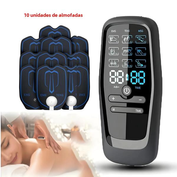 Imagem de Mini Massageador Profissional EMS - Estimulação Muscular Elétrica via USB