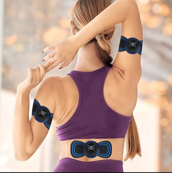 Imagem de mini massageador relaxante muscular portatil eletrico recarregavel