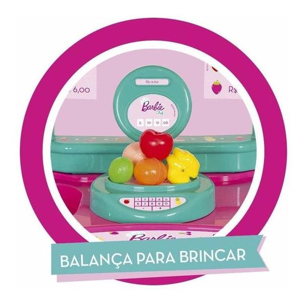 Imagem de Mini Mercadinho Barbie Chef Brinquedo Comidinhas