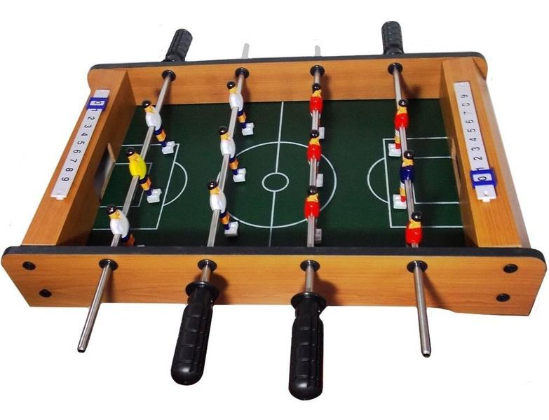 Imagem de Mini Mesa De Pebolim Portátil C/ 12 Jogadores 2 Bolas Placar