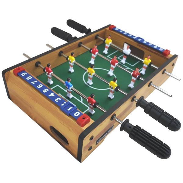 Imagem de Mini Mesa de Pebolim Winmax em Madeira - com 2 bolas - WMG08962 - Ahead Sports