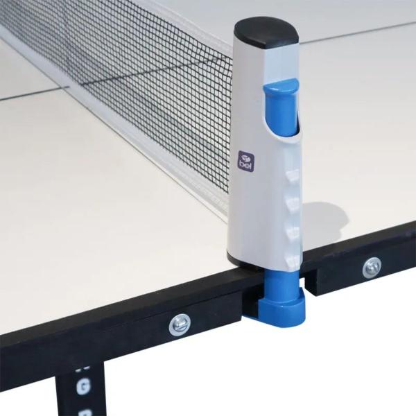 Imagem de Mini Mesa de Ping Pong Compacta Dobrável Portátil com Kit Completo Rede Bolinhas e Raquetes Belfix