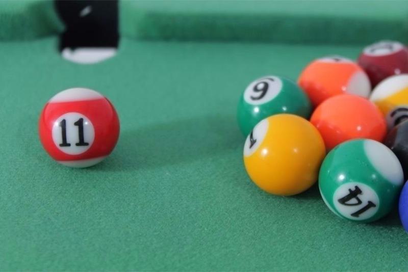 Imagem de Mini Mesa De Sinuca Bilhar Snooker Portátil Jogo Brinquedo