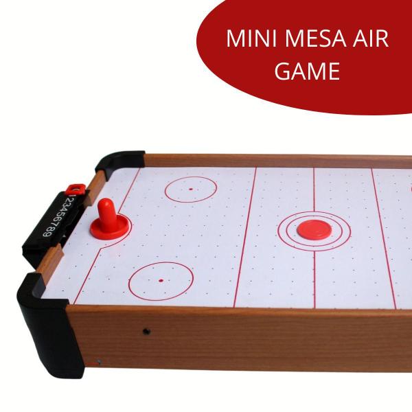 Imagem de Mini Mesa Hockey Air Game Portátil c/ Rebatedor Importway