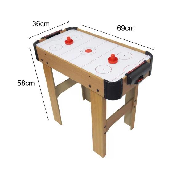 Imagem de Mini Mesa Infantil Game Air Hockey Placar MDF Ventilada Gol