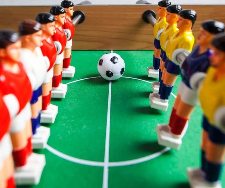 Imagem de Mini Mesa Pebolim Futebol Reforçada Com Placar