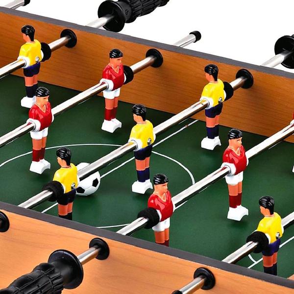 Mini Mesa Pebolim Infantil Totó 70cm 18 Jogadores - DM Toys Imagem de Mini Mesa Pebolim Infantil Totó 70cm 18 Jogadores
