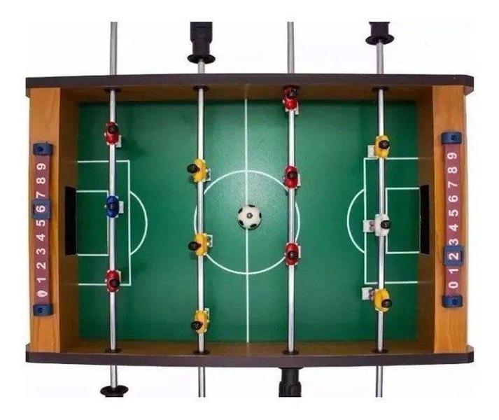 Imagem de Mini Mesa Pebolim MDF De Bancada 12 Jogadores 10x31x50