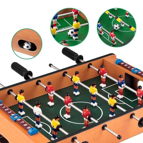 Imagem de Mini Mesa Pebolim Totó Para Crianças 12 Jogadores Bolinha