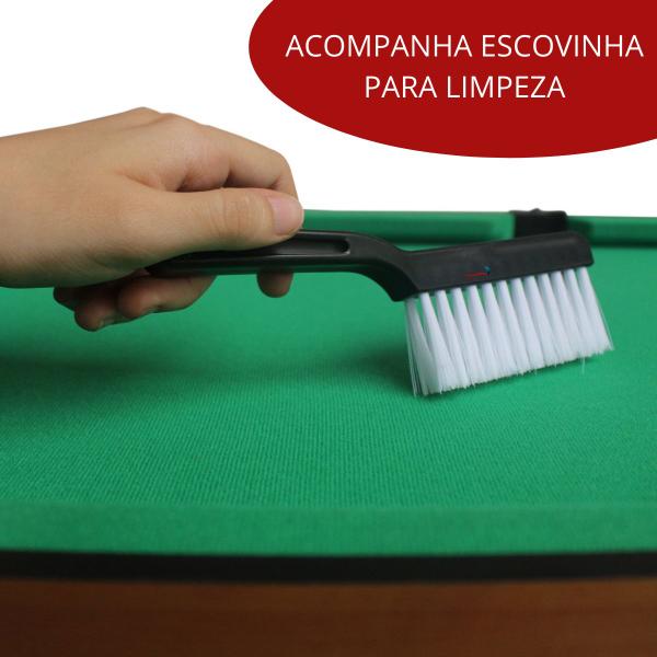 Mini mesa sinuca infantil portátil completa snooker bilhar - Importway Imagem de Mini mesa sinuca infantil portátil completa snooker bilhar